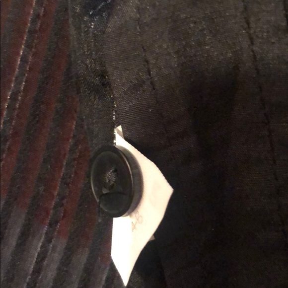 Lucky Brand black silk blouse with metallic. SizeM🔺FIRM🔺 - Picture 5 of 8